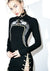 Forbidden S*X Leather Choker with Gold Hardware
