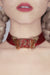 The Crimson Butterfly 3D Noir Choker