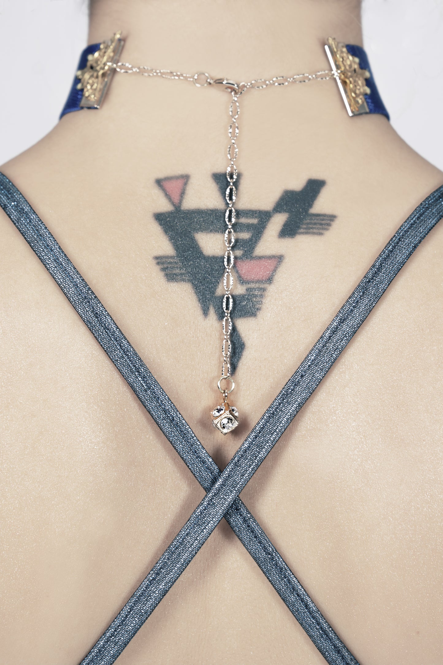 Ice Phoenix Embellished Choker