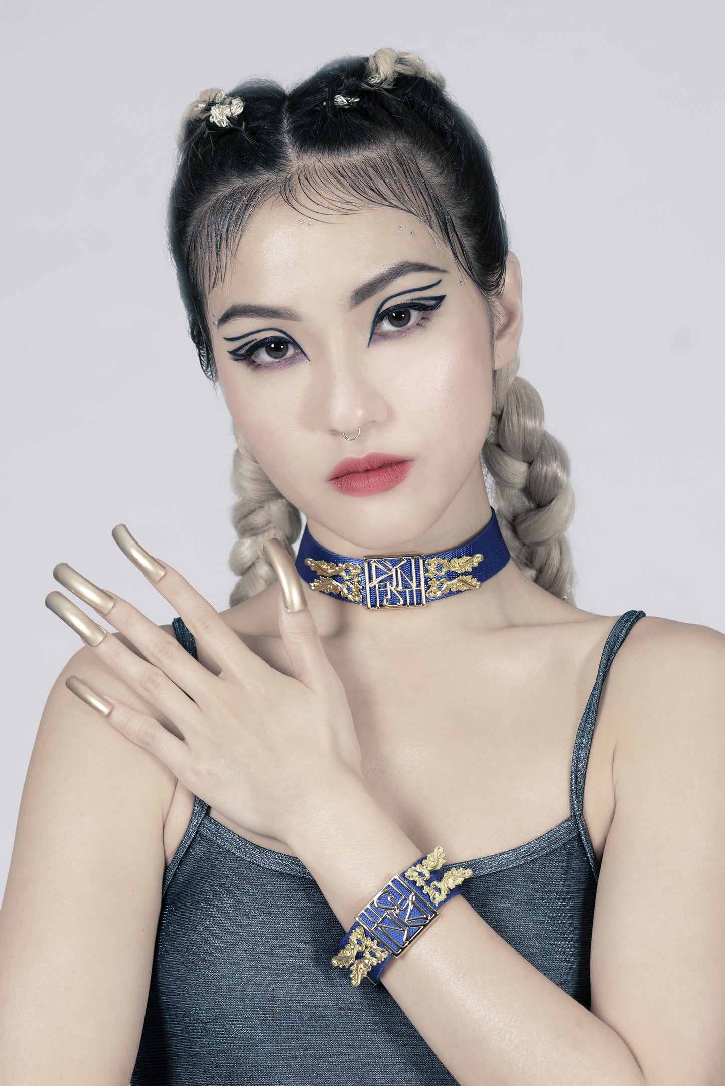 Ice Phoenix Embellished Choker