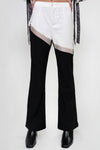 Genbu Embroidered Cut-out Tailored Trousers