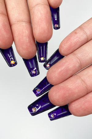 Opulent Violet Nails