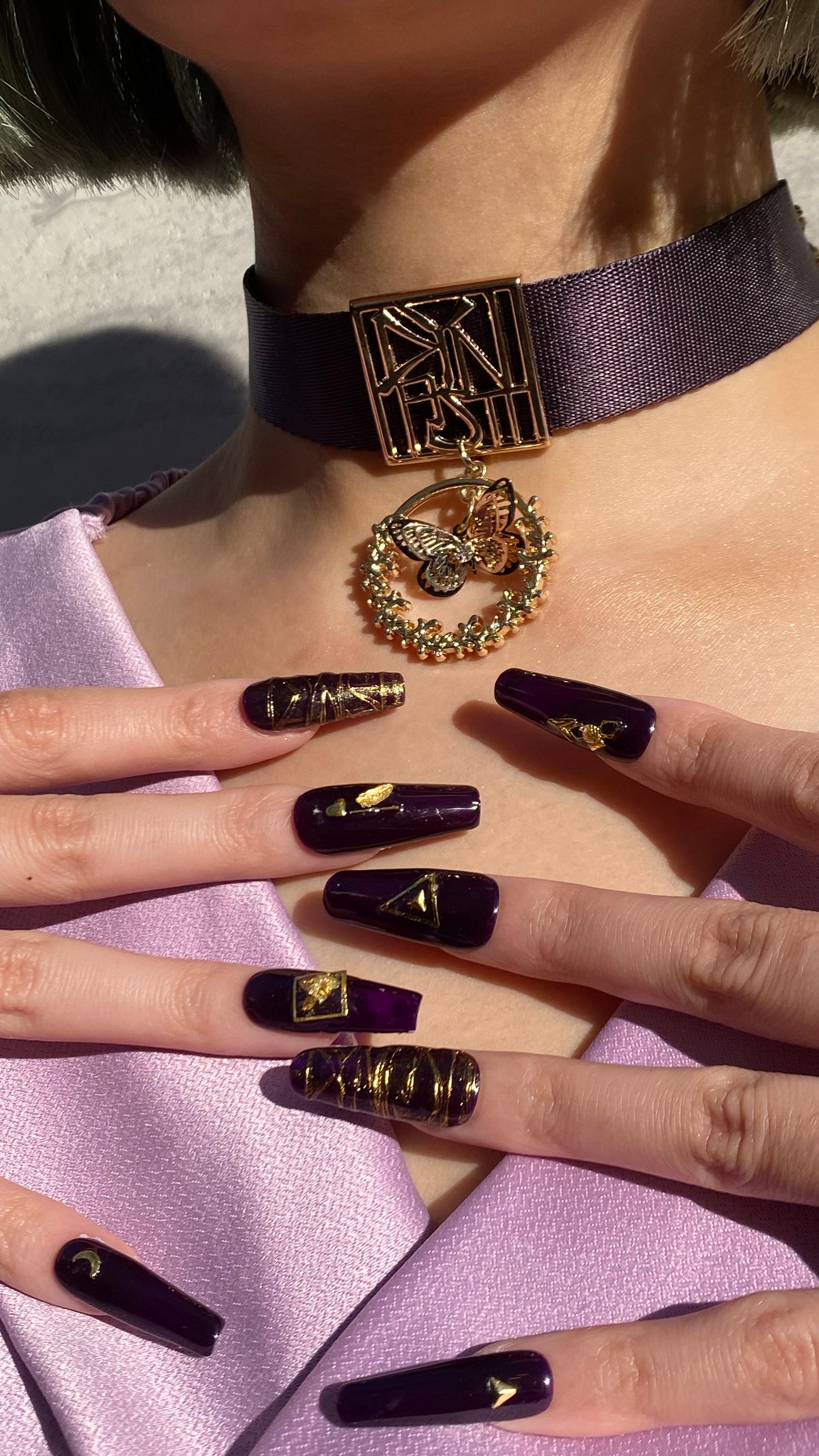 Opulent Violet Choker