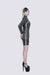 Slash Slit Qipao Glitter Dress