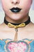 Golden Chimes Black Choker