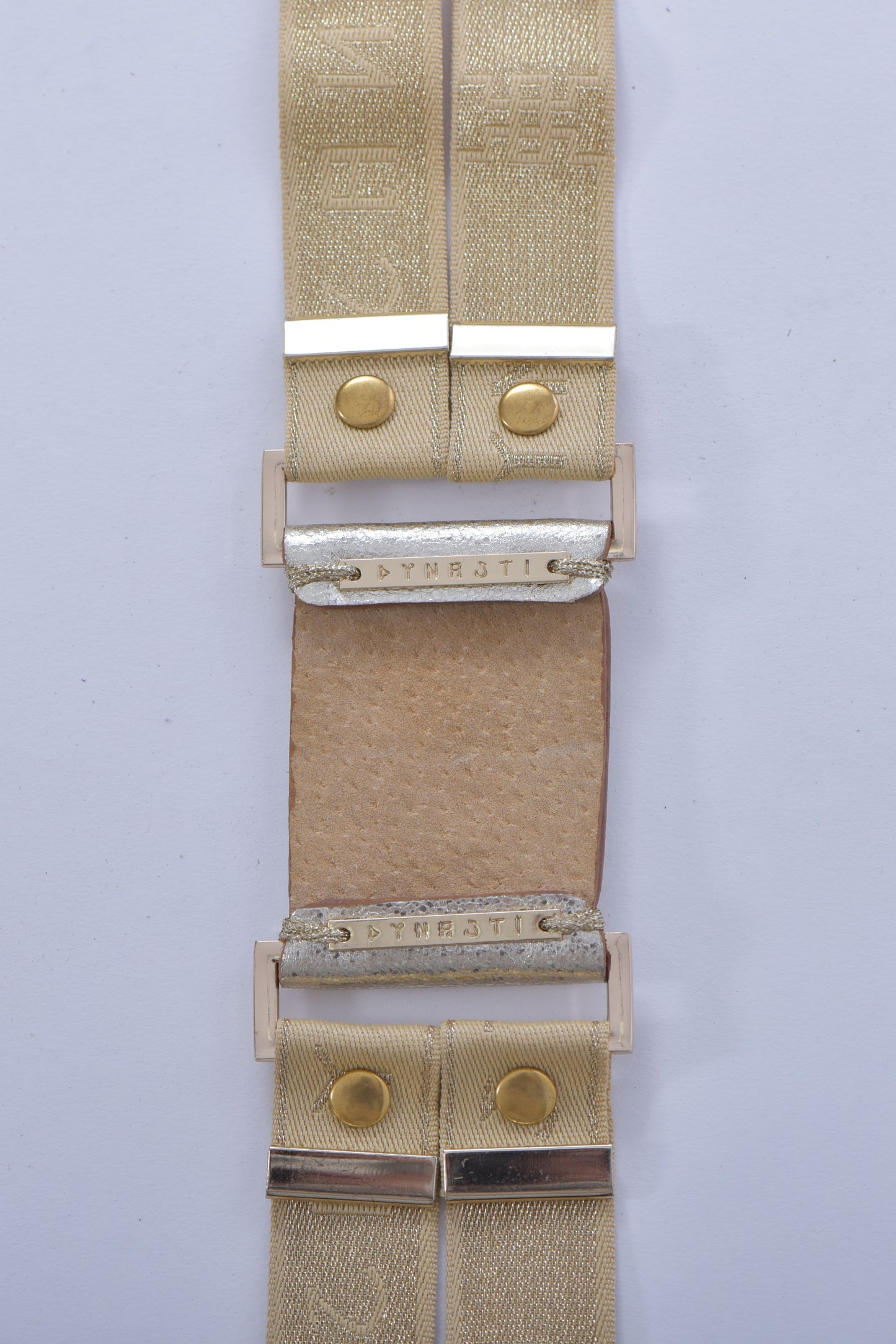 Dragon Choker in Champagne with Dynasti Logo Straps