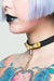 Golden Chimes Black Choker