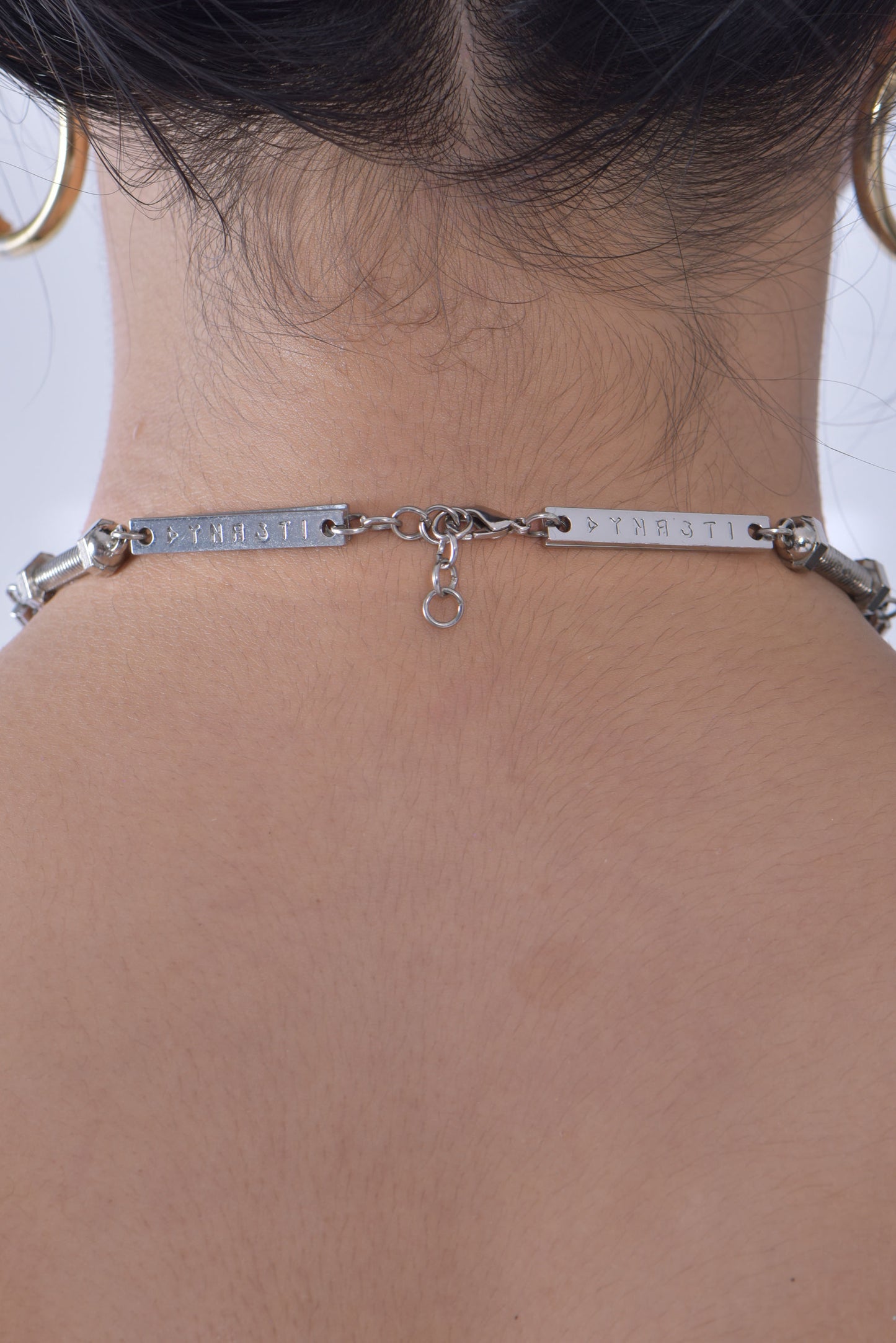 Dynasti Logo Chain Silver Choker
